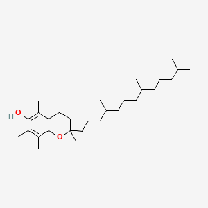Chemical structure of (±)-α-Tocopherol
