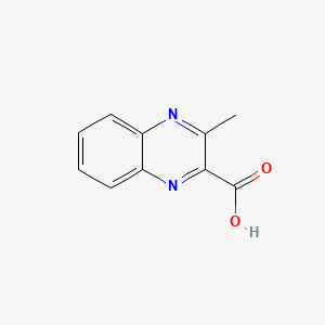 Chemical structure of 3-Methylquinoxaline-2-carboxylic Acid