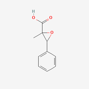 Chemical structure of BMK Glycidic Acid