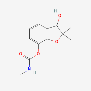 Chemical structure of 3-Hydroxycarbofuran