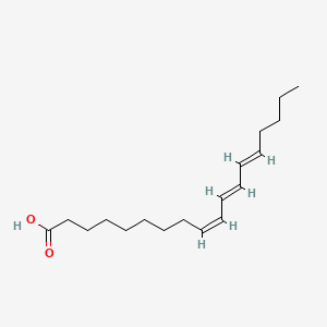 Chemical structure of Alpha-Eleostearic acid