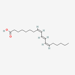 Chemical structure of Jacaric Acid