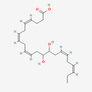 Chemical structure of (±)13(14)-DiHDPA