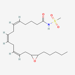 Chemical structure of (±)14(15)-EET-SI