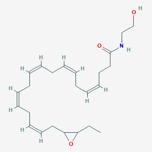Chemical structure of (±)19(20)-EDP Ethanolamide