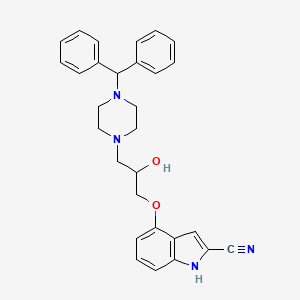 Chemical structure of (±)-SDZ-201 106