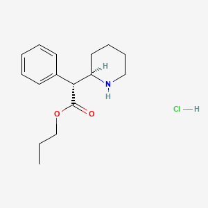 Chemical structure of Propylphenidate hydrochloride