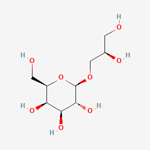 Chemical structure of (2R)-Glycerol-O-β-D-galactopyranoside