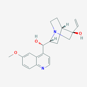 Chemical structure of (3R)-Hydroxyquinidine