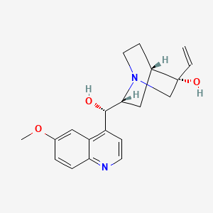 Chemical structure of (3S)-hydroxy Quinidine