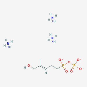 Chemical structure of (E)-C-HDMAPP (ammonium salt)