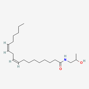 Chemical structure of (R)-(-)-Linoleyl-2'-Hydroxy-1'-Propylamide