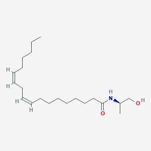 Chemical structure of (R)-(+)-Linoleyl-1'-Hydroxy-2'-Propylamide