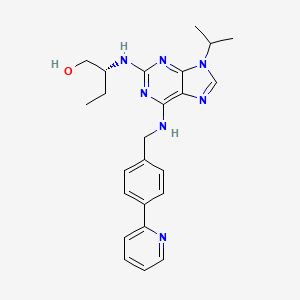 Chemical structure of (R)-CR8