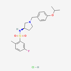 Chemical structure of (R)-Gyramide A Hydrochloride