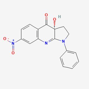 Chemical structure of (R)-nitro-Blebbistatin