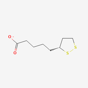 Chemical structure of (R)-α-Lipoic Acid