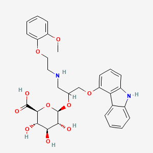 Chemical structure of Carvedilol glucuronide