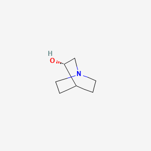 Chemical structure of 3-Quinuclidinol, (+)-