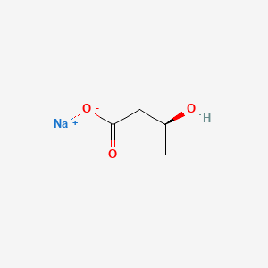 Chemical structure of Sodium (S)-3-hydroxybutanoate