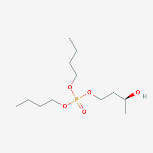 Chemical structure of (S)-Dibutyl 3-Hydroxybutyl Phosphate