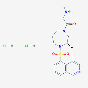 Chemical structure of Glycyl-H 1152 dihydrochloride