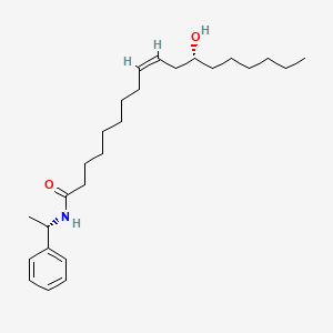 Chemical structure of (S)-α-Methylbenzyl Ricinoleamide