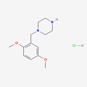 Chemical structure of 1-(2,5-Dimethoxybenzyl)piperazine (hydrochloride)