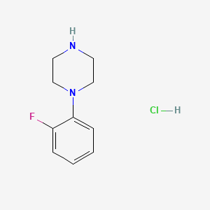 Chemical structure of 1-(2-Fluorophenyl)piperazine (hydrochloride)