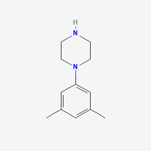Chemical structure of 1-(3,5-Dimethylphenyl)piperazine