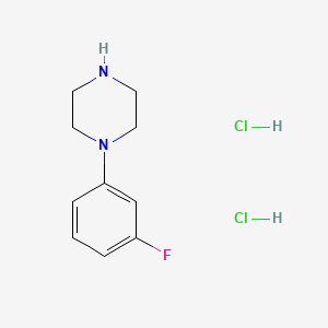 Chemical structure of 1-(3-Fluorophenyl)piperazine (hydrochloride)