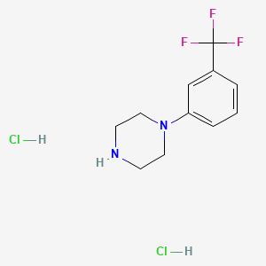 Chemical structure of 1-(3-Trifluoromethylphenyl)piperazine (hydrochloride)