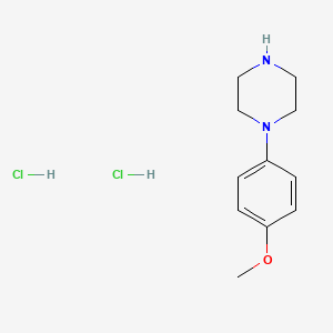 Chemical structure of 1-(4-Methoxyphenyl)piperazine (hydrochloride)