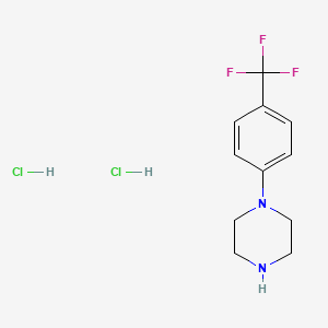 Chemical structure of 1-(4-Trifluoromethylphenyl)piperazine (hydrochloride)
