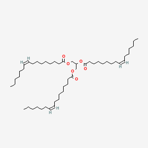 Chemical structure of Tripalmitolein