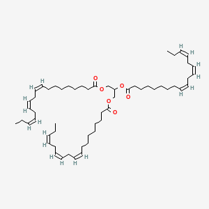 Chemical structure of Trilinolenin