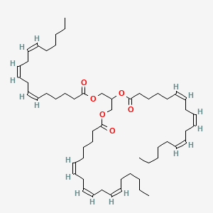 Chemical structure of 1,2,3-Tri-γ-linolenoyl-rac-glycerol