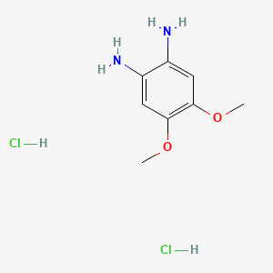 Chemical structure of 1,2-Diamino-4,5-dimethoxybenzene (hydrochloride)