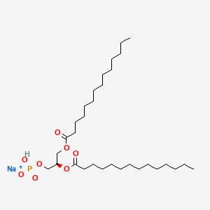 Chemical structure of Sodium 1,2-dimyristoyl-SN-glycero-3-phosphate