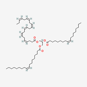 Chemical structure of 1,2-Dioleoyl-3-Docosohexaenoyl-rac-glycerol