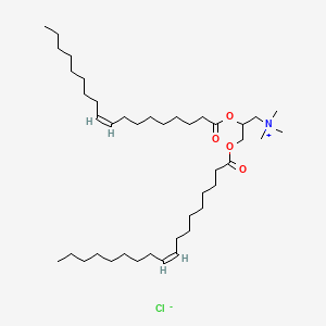 Chemical structure of DOTAP chloride