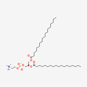 Chemical structure of 1,2-Distearoyl-sn-glycero-3-PC