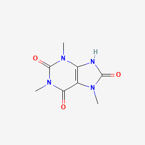 Chemical structure of 1,3,7-Trimethyluric Acid