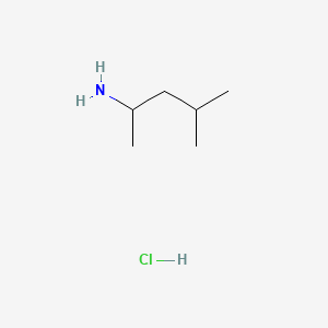 Chemical structure of 1,3-Dimethylbutylamine hydrochloride
