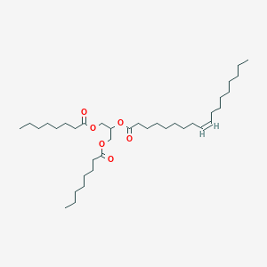 Chemical structure of 1,3-Dioctanoyl-2-Oleoyl-rac-glycerol
