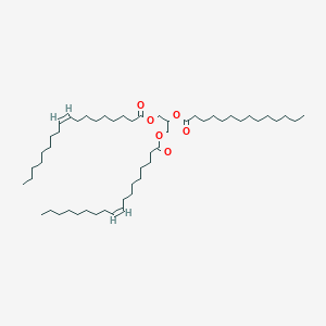 Chemical structure of TG(18:1(9Z)/14:0/18:1(9Z))[iso3]