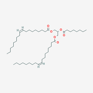 Chemical structure of 1,3-Dioleoyl-2-Octanoyl-rac-glycerol