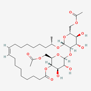 Chemical structure of Lactonic Sophorolipid