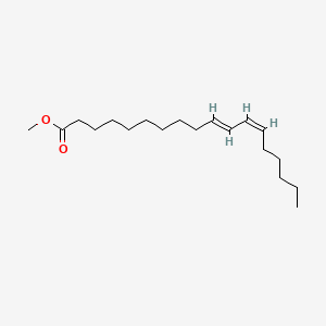 Chemical structure of (10E,12Z)-Octadecadienoic acid methyl ester