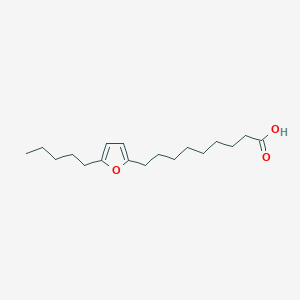 Chemical structure of 9-(5-Pentylfuran-2-yl)nonanoic acid
